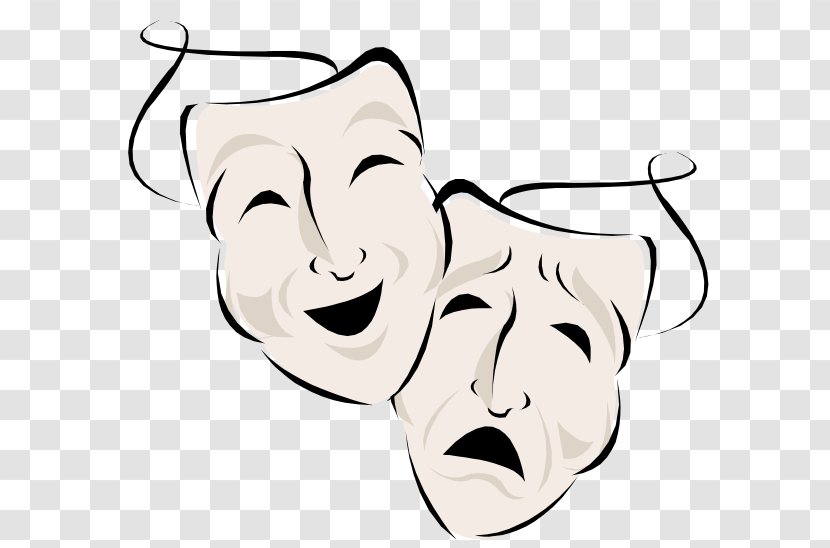 Drama Theatre Play Drawing Acting - Heart - Tragedy Transparent PNG
