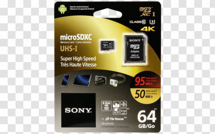 Flash Memory Cards Secure Digital MicroSD SDXC SDHC - Card - Camera Transparent PNG