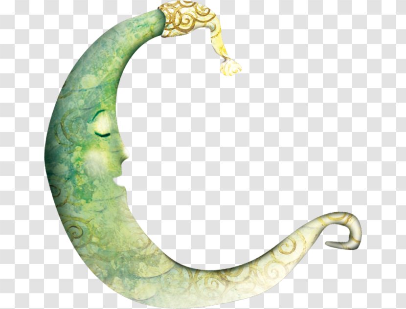 Moon Crescent Animation - Body Jewelry Transparent PNG