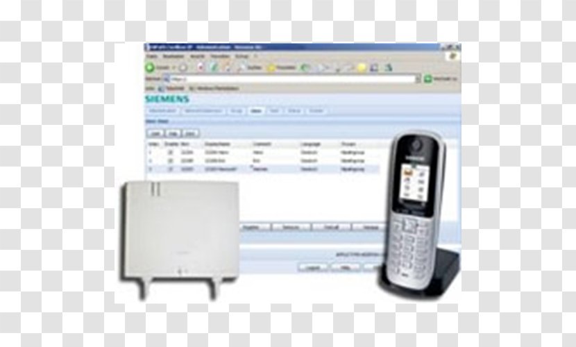 Telephony Cordless Telephone Unify Software And Solutions GmbH & Co. KG. HiPath - Ip Address - Base Station Transparent PNG