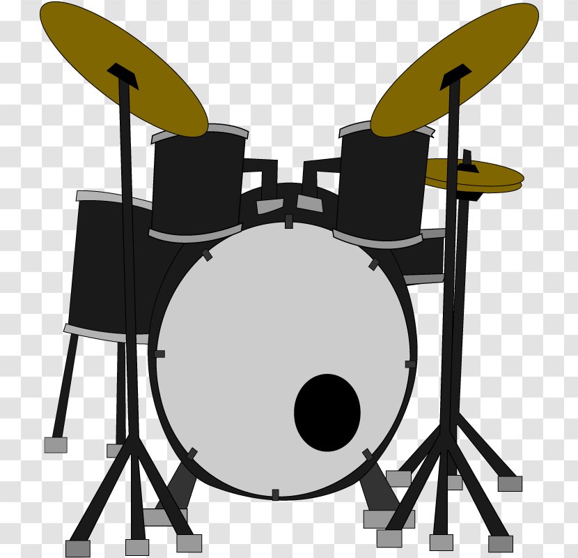 Drums Drummer Clip Art - Silhouette Transparent PNG