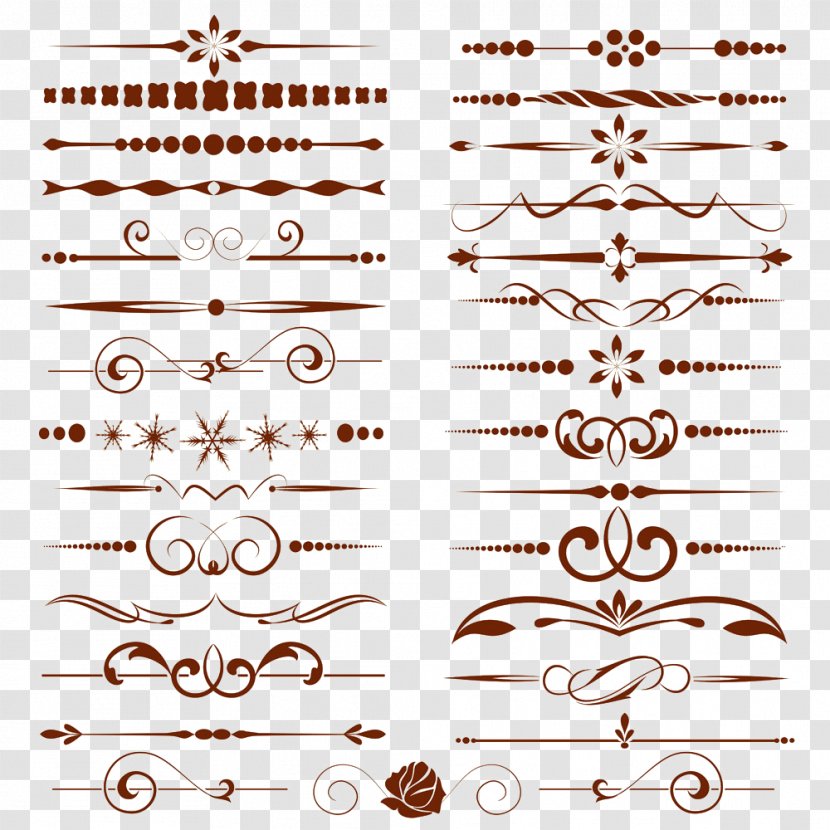 Royalty-free Ornament Line Art - Text - Two-dimensional Transparent PNG