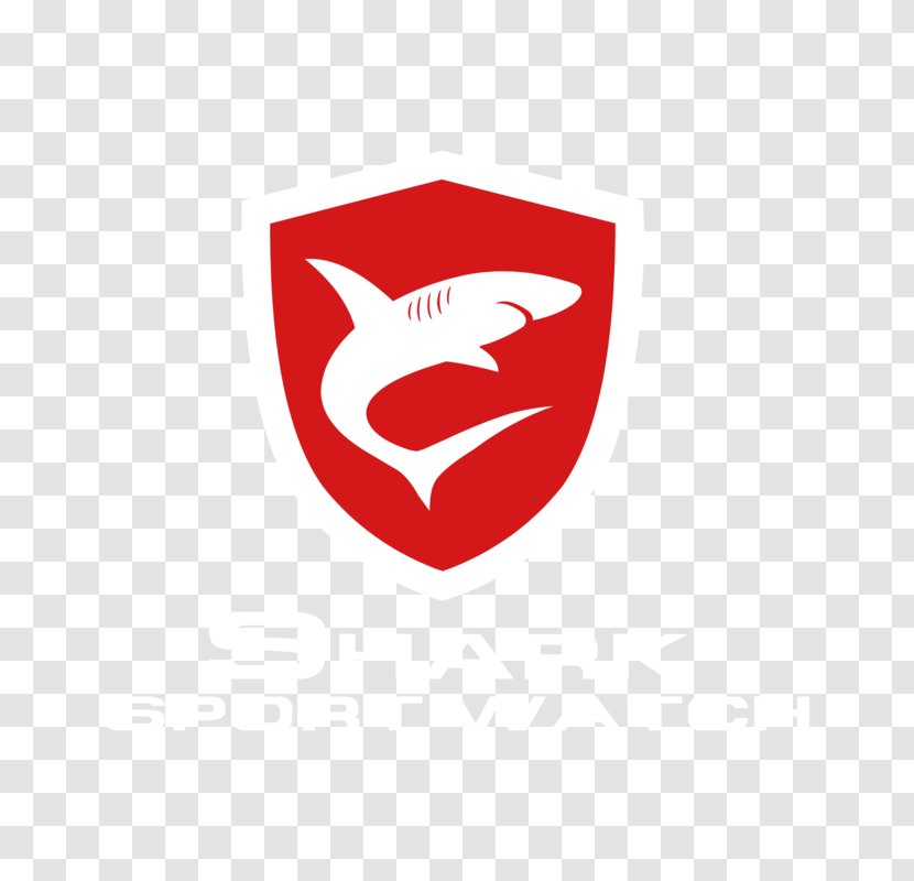 SHARK Sport Watch Clock Sawback Angelshark - Red - Shark Transparent PNG