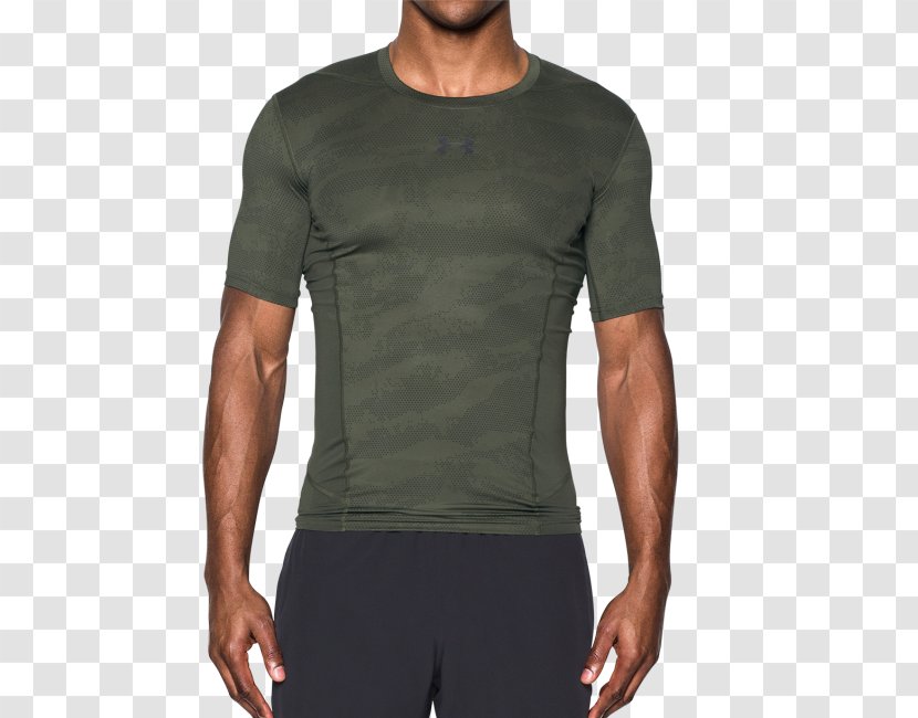 T-shirt Under Armour Sleeve Sneakers - Shoulder Transparent PNG
