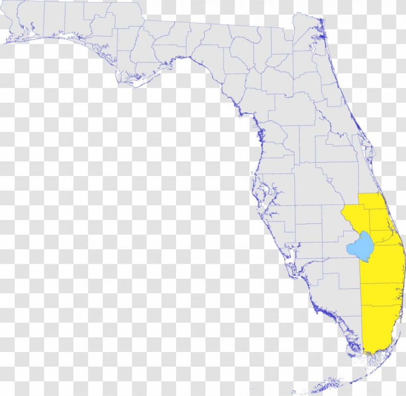 Ecoregion Water Resources Florida Map Transparent PNG