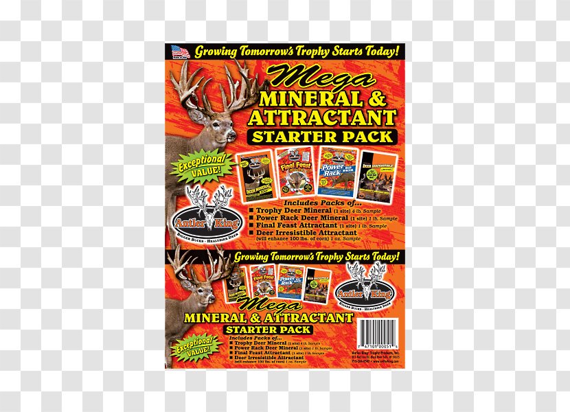 Mineral White-tailed Deer Dietary Supplement Food Transparent PNG