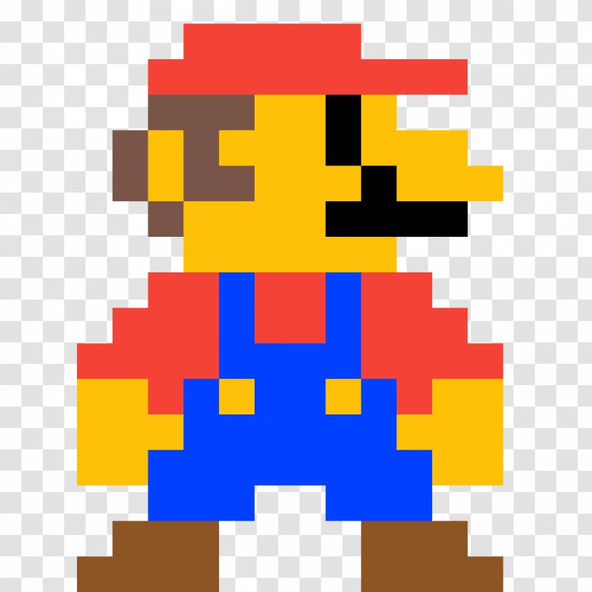 Super Mario Bros. Luigi Pixel Art - Bros Transparent PNG