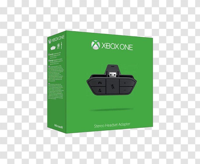 Xbox One Controller Microsoft Stereo Headset Adapter Headphones - Stereophonic Sound Transparent PNG