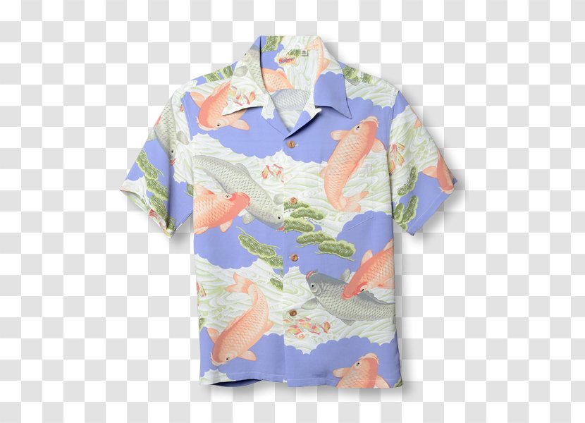 T-shirt Sleeve Aloha Shirt Blouse - Button Transparent PNG