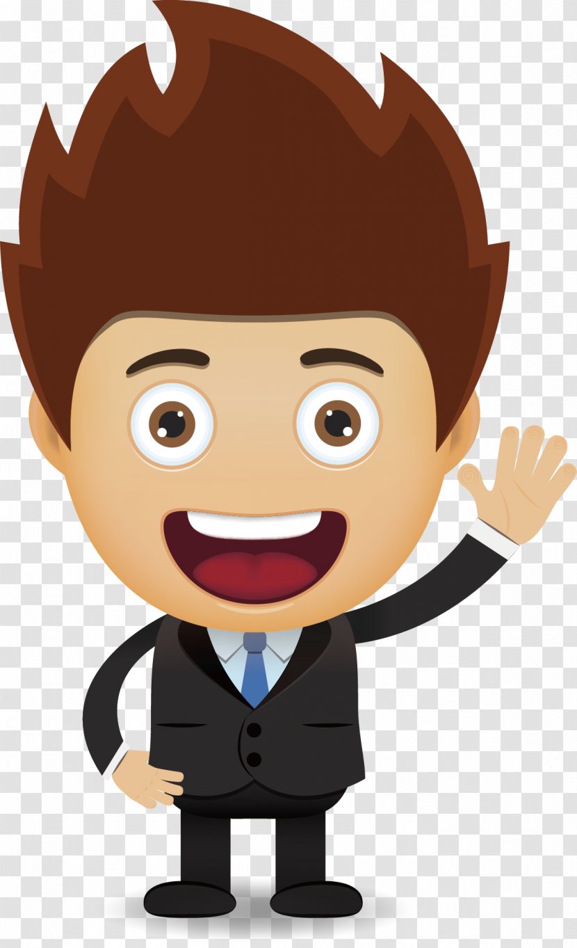 Cartoon Sadness Illustration - Facial Expression - Say Hello Transparent PNG