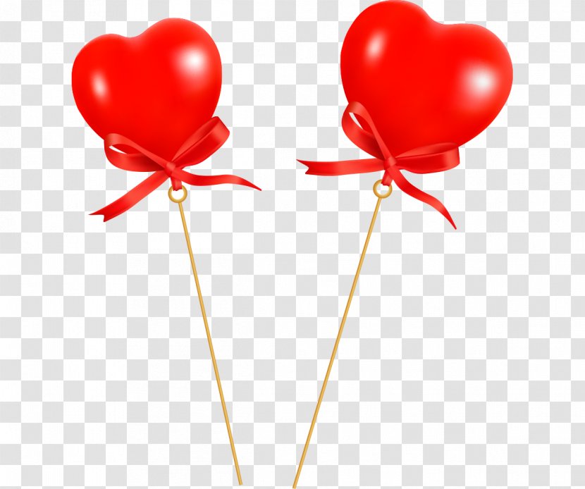 Adobe Illustrator Valentine's Day Toy Balloon - Balloons Red Decoration Vector Transparent PNG