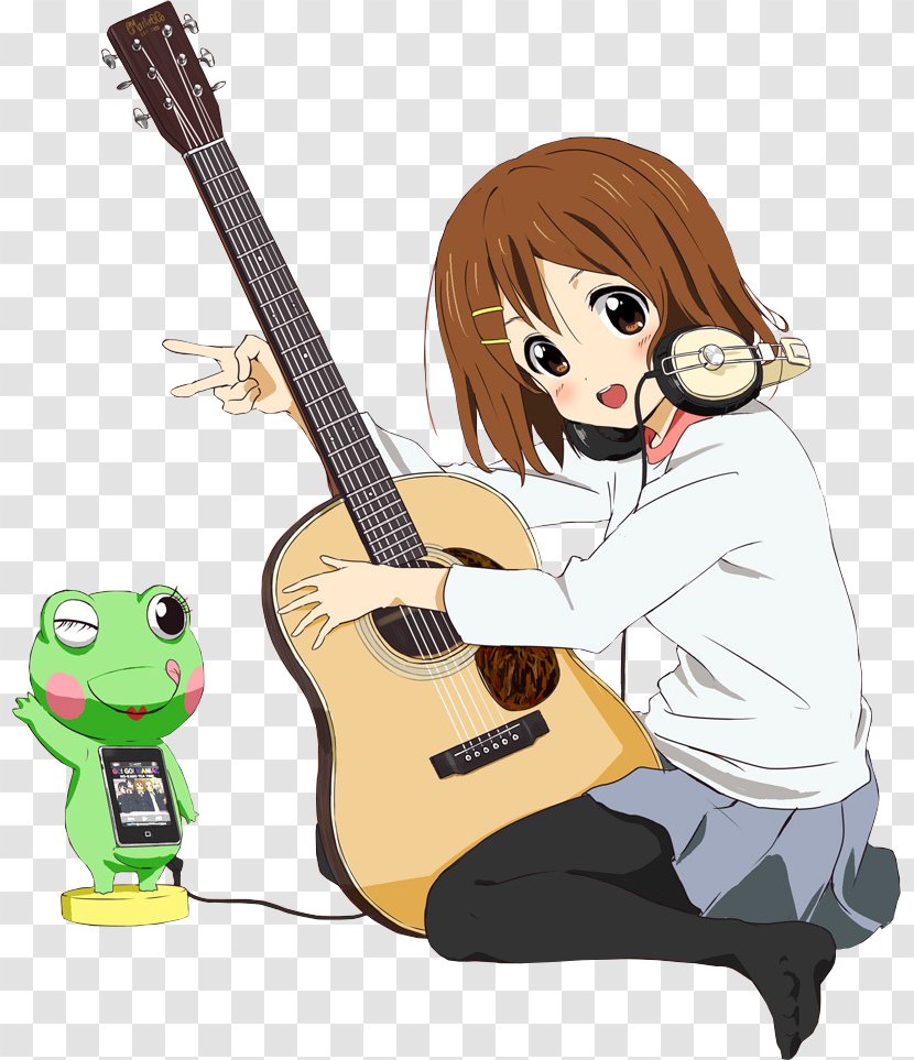 Yui Hirasawa Ritsu Tainaka K-On! Ukulele Windows 10 - Silhouette - Cartoon Transparent PNG