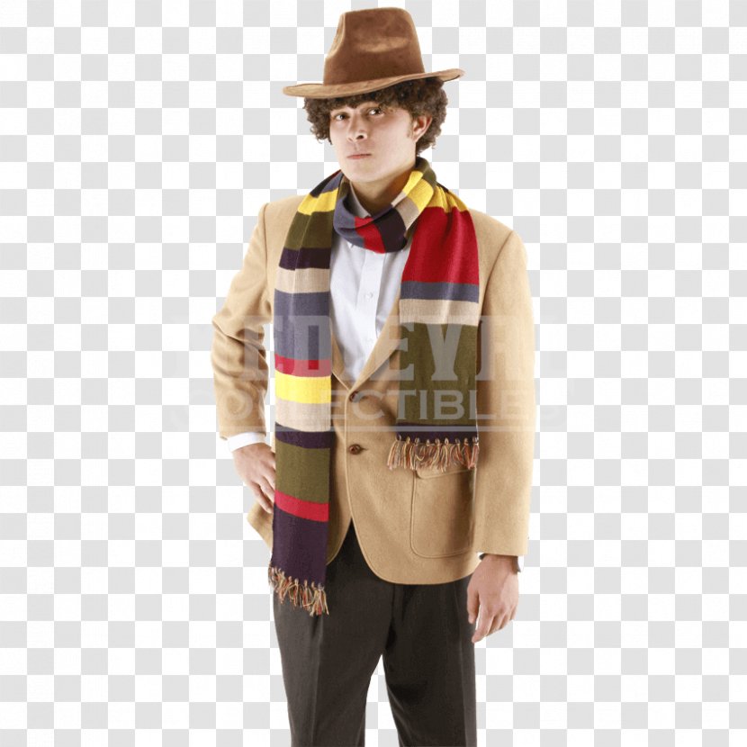 Fourth Doctor Sixth Scarf Costume - Who Season 18 - Superman Transparent PNG