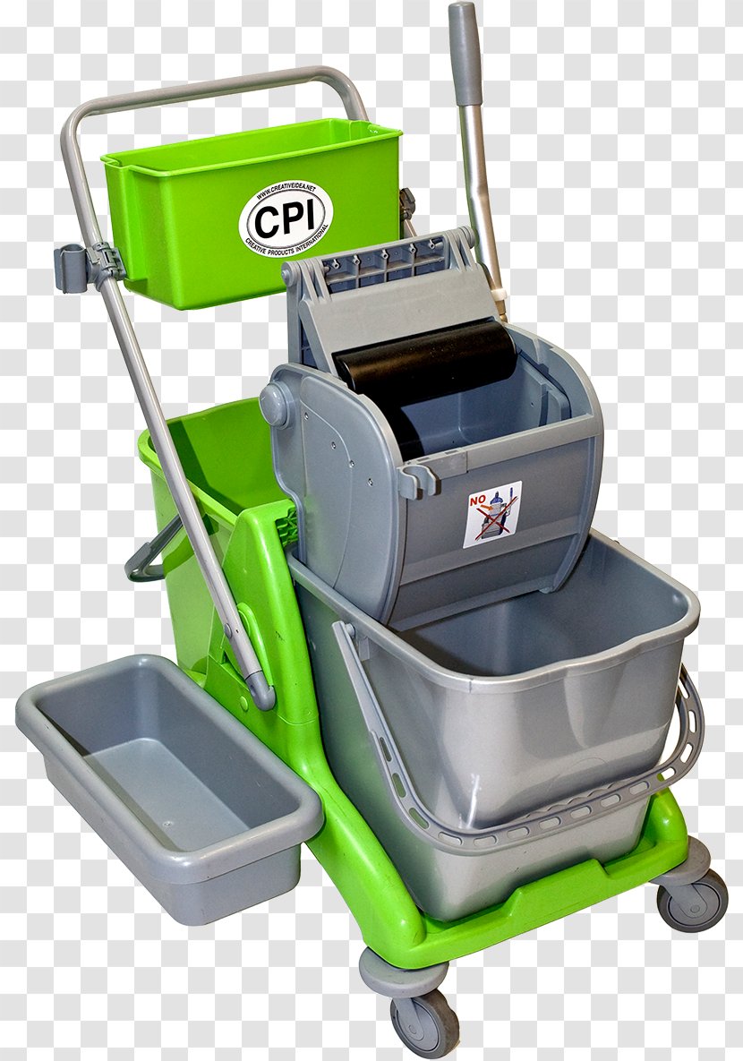 Mop Bucket Cart Cleaning Microfiber Transparent PNG