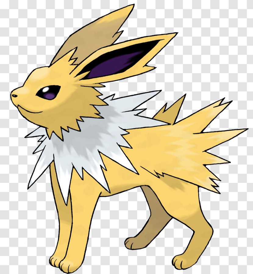 Pokémon Red And Blue Trading Card Game FireRed LeafGreen Jolteon - Snout - Arcanine Transparent PNG