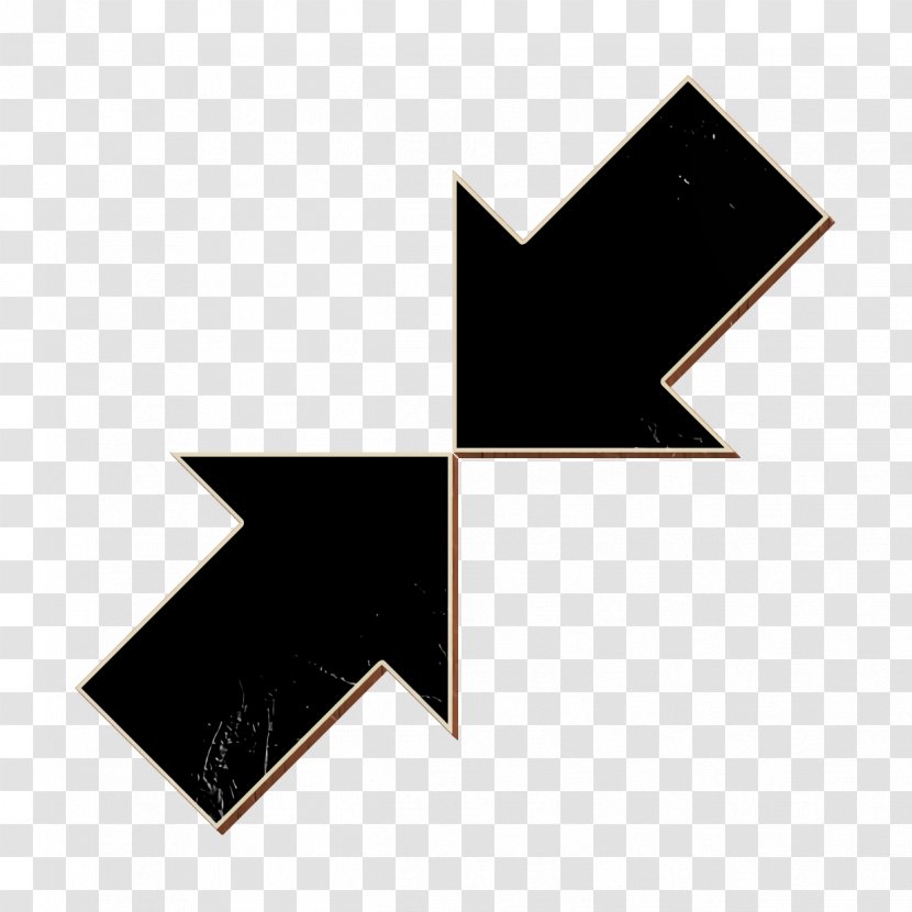 Arrows Icon Together - Symbol Material Property Transparent PNG