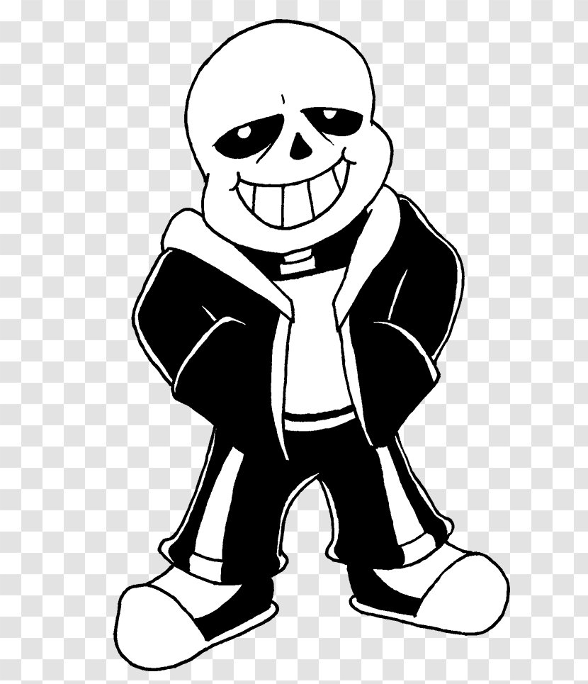 Clip Art Illustration Drawing Line /m/02csf - Fiction - Sans Face Undertale Transparent PNG