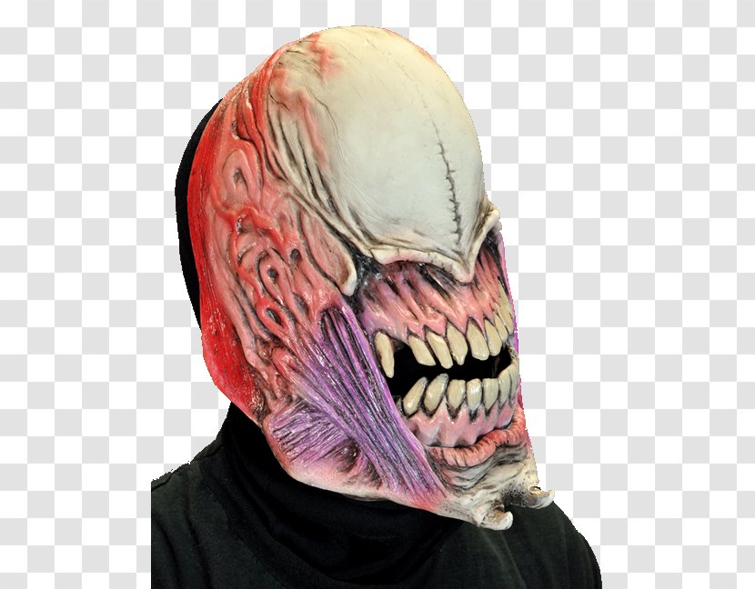 Mask Alien Horror Mouth Halloween - Neck - Ad Transparent PNG