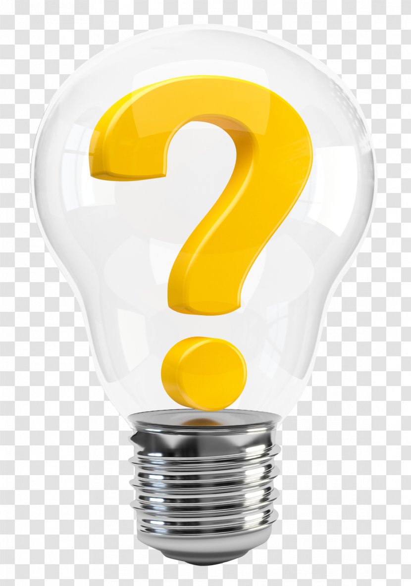 Question Mark Thought Icon - Idea - Light Bulb With Transparent PNG