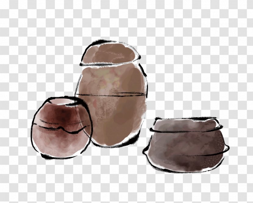 Download Jar - Object - Hand-painted Chinese Style Transparent PNG