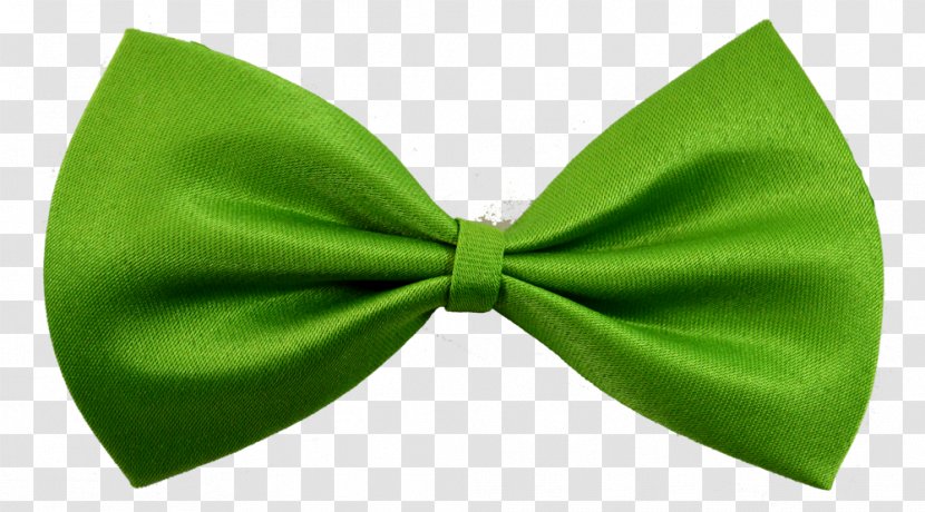 Necktie Green Bow Tie Clip Art Yellow - Dog Wearing Transparent PNG