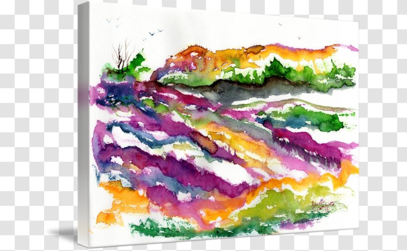 France Places In Watercolor Modern Watercolor: A Playful And Contemporary Exploration Of Painting Art - Lavender Transparent PNG