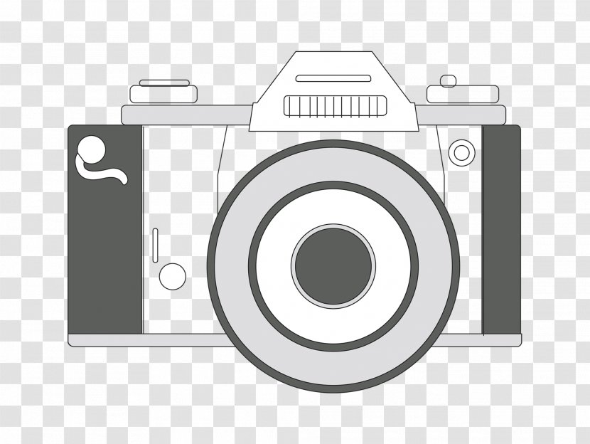 Digital Cameras Single-lens Reflex Camera Photography Illustration Transparent PNG