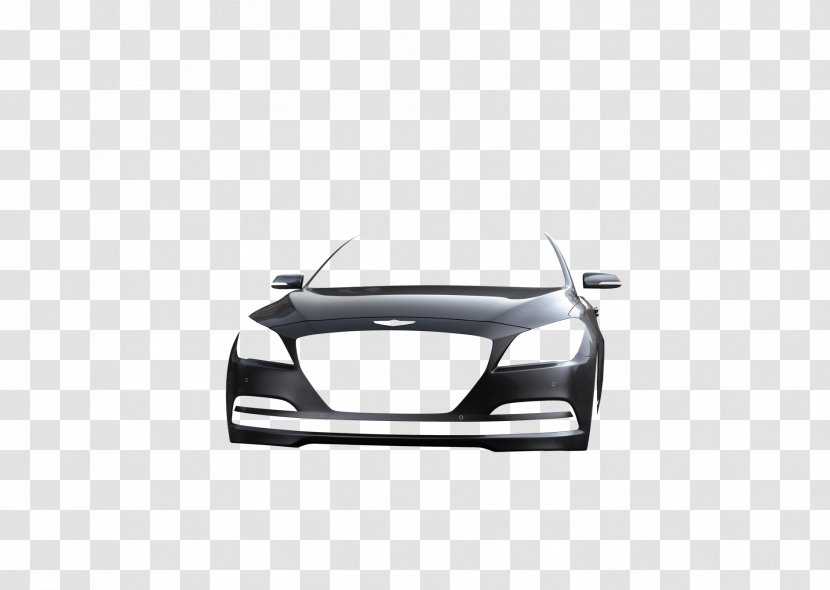 Hyundai Genesis Sports Car Bumper Transparent PNG