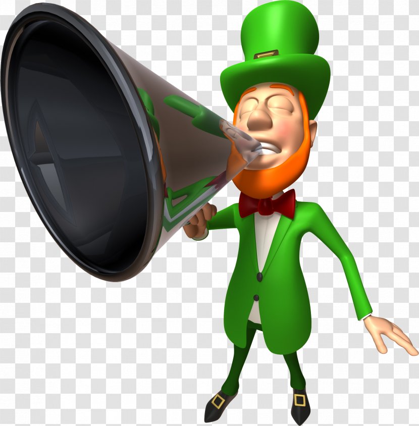 Green Goblin Ireland Leprechaun - Information - Megaphone Transparent PNG