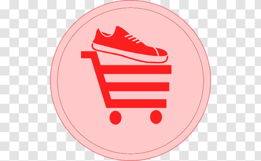 Shopping Cart Bag Online - Red Transparent PNG