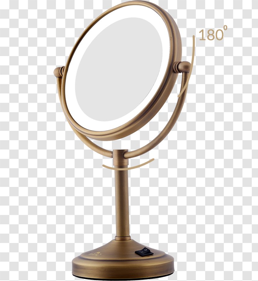 Cosmetics Mirror Shaving Silver Magnifying Glass Transparent PNG