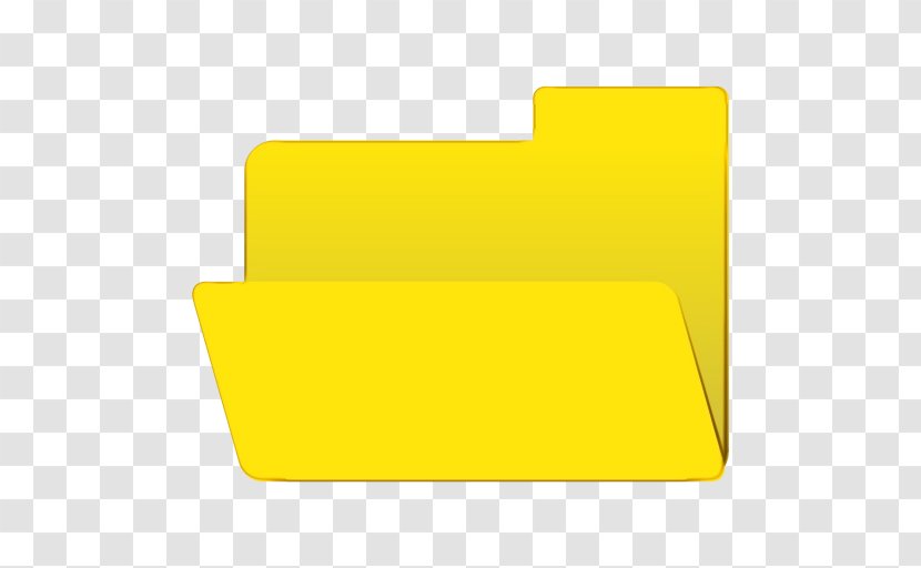 Yellow Rectangle Square Paper Product Transparent PNG