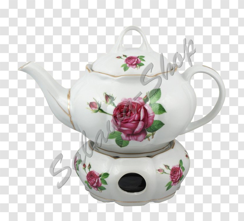 Teapot Porcelain Rezsó Kettle Oscar Schlegelmilch - Kop Transparent PNG