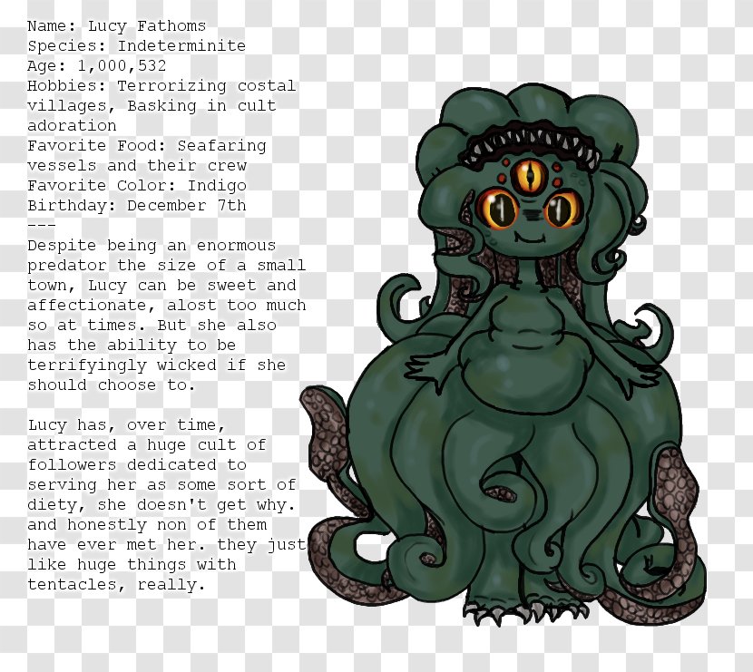 Octopus Cartoon Legendary Creature Font - Cephalopod - Cthulhu Silhouette Transparent PNG