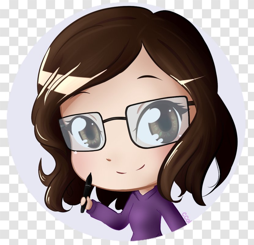 Eye Brown Hair Twitch Chess Glasses - Silhouette Transparent PNG
