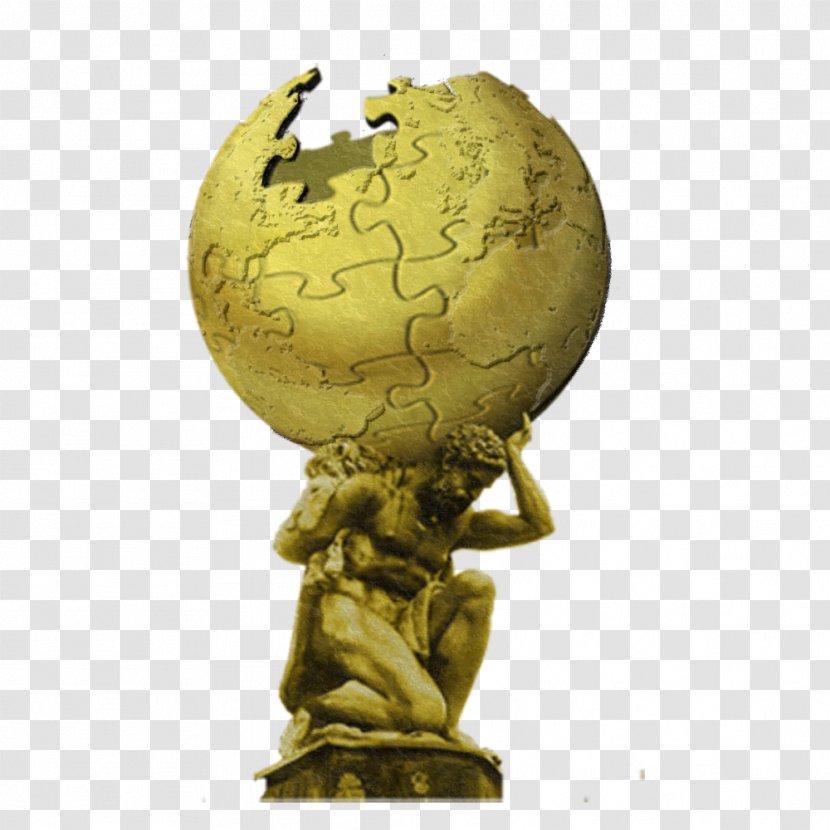 Heracles Atlas Wikipedia Wikimedia Project - Figurine - Globe Transparent PNG