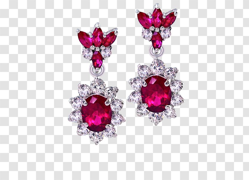 Earring Body Jewellery Teth Diamond Transparent PNG