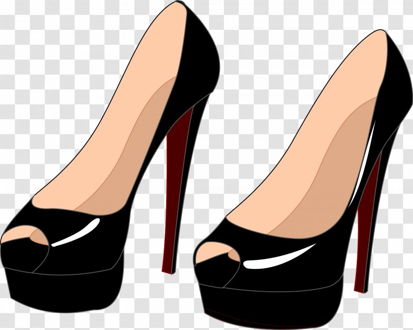 High-heeled Footwear Shoe Stiletto Heel Purple Clip Art - Cartoon - Vector Heels Transparent PNG