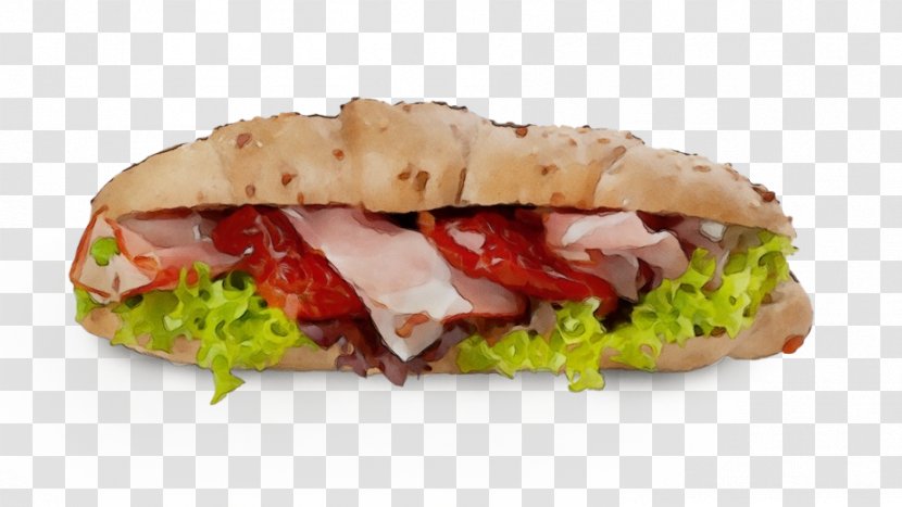 Food Cuisine Dish Submarine Sandwich Ham And Cheese - Ciabatta - Bocadillo Transparent PNG