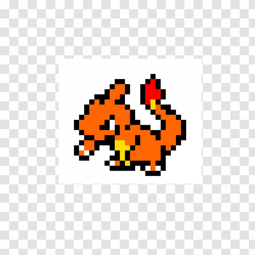 Minecraft Charmeleon Charizard Pokémon Pixel Art Transparent PNG
