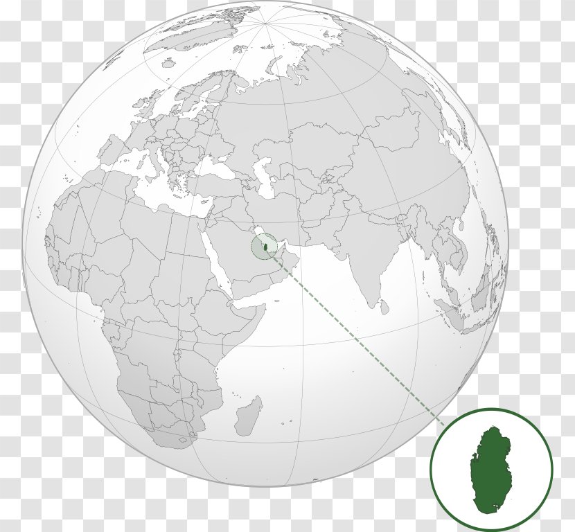 Qatar 2022 FIFA World Cup Map - Sphere Transparent PNG