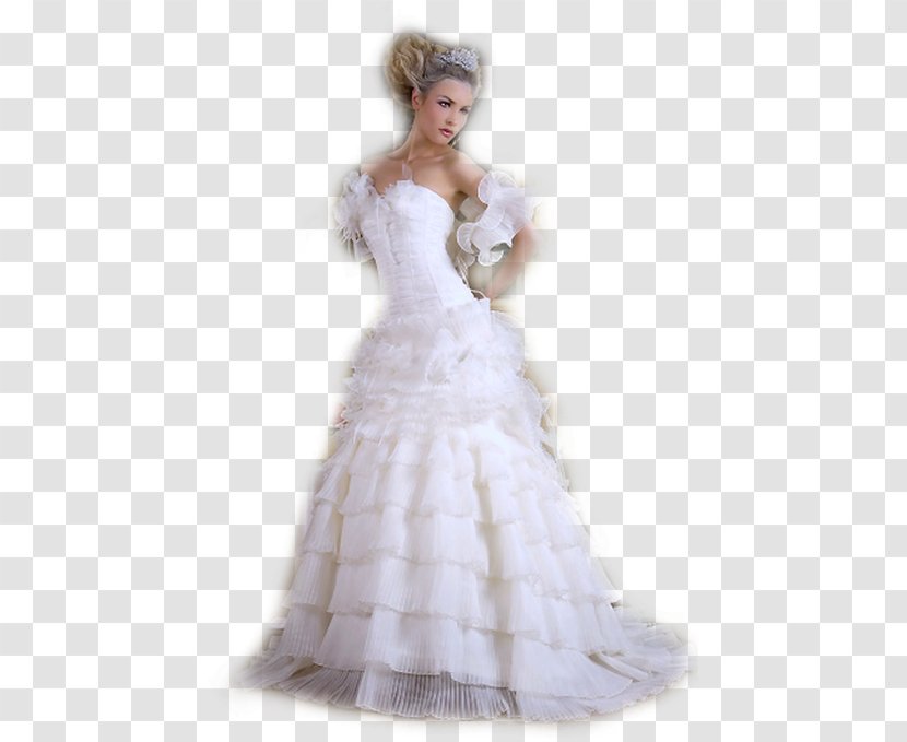 Wedding Dress Bride Marriage - Flower Transparent PNG