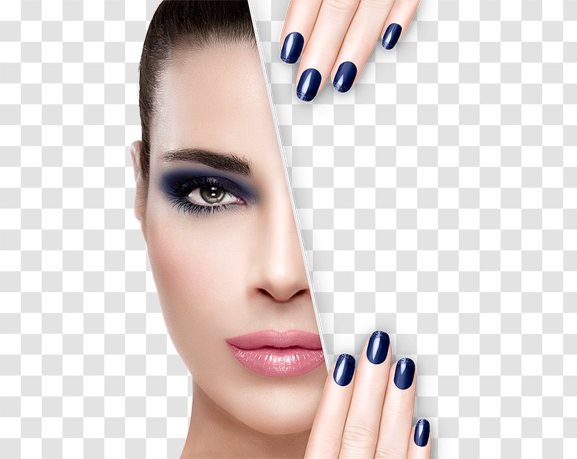 Eyelash Extensions Cosmetics Beauty Nail Polish Make-up Artist - Gel Nails Transparent PNG