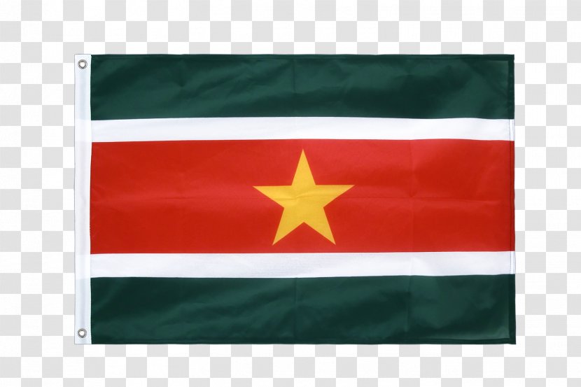 Flag Of Suriname Fahne National - Halfmast Transparent PNG