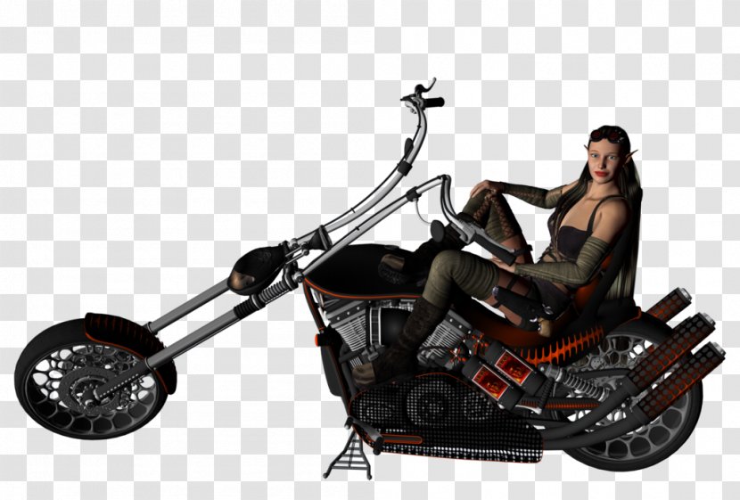 Motorcycle The Fast And Furious Chopper YouTube - Elf - Biker Image Transparent PNG