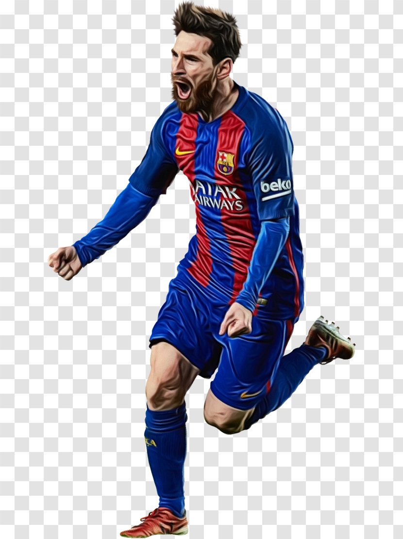 Messi Cartoon - Sleeve - Soccer Ball Transparent PNG