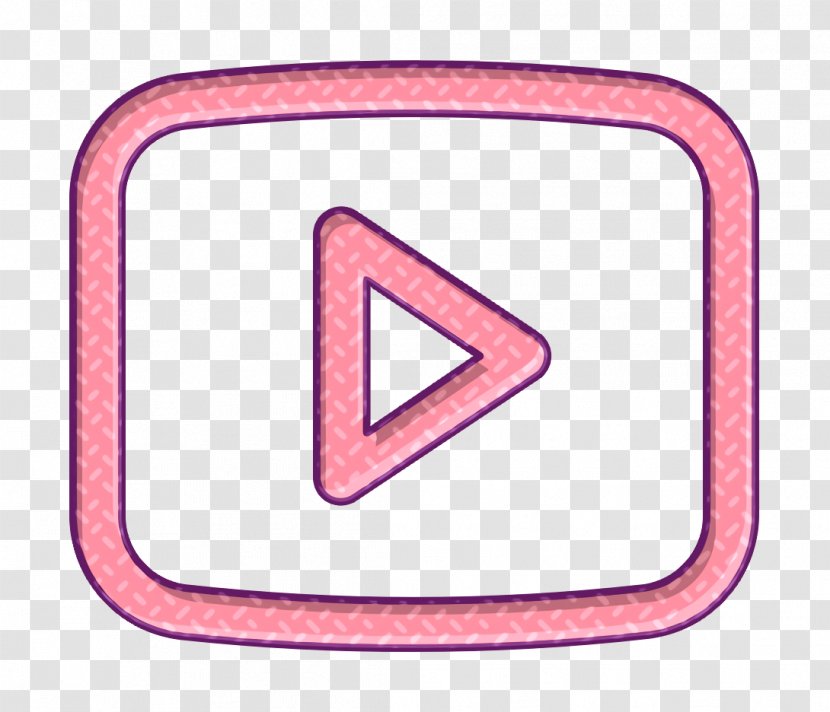 Media Icon Social Tube - Rectangle Symbol Transparent PNG