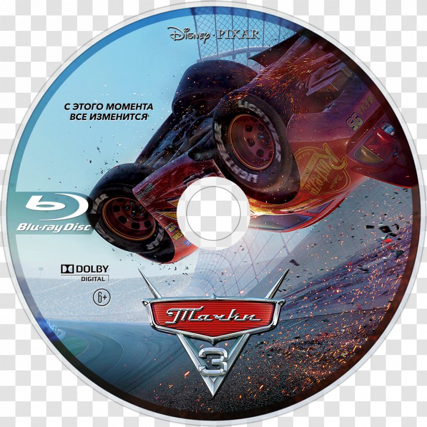Blu-ray Disc Cars Lightning McQueen DVD Film - Pixar - Bluray Transparent PNG