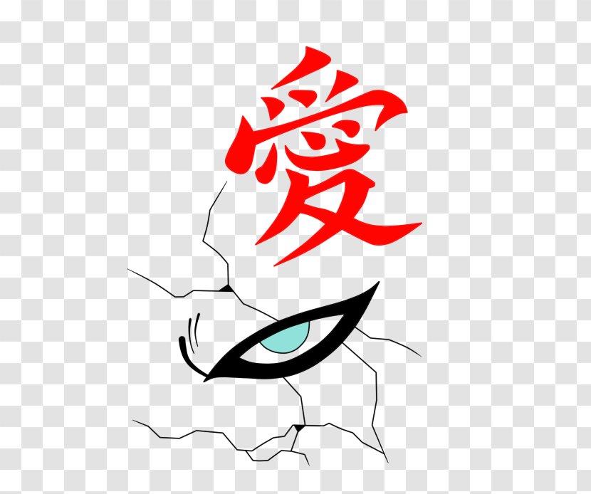 Gaara Naruto Tattoo Jinchūriki Drawing - Flower Transparent PNG