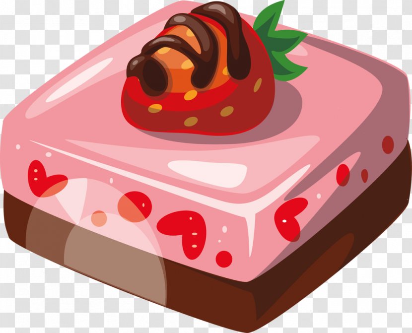 German Chocolate Cake Strawberry Cheesecake - Red Velvet Transparent PNG
